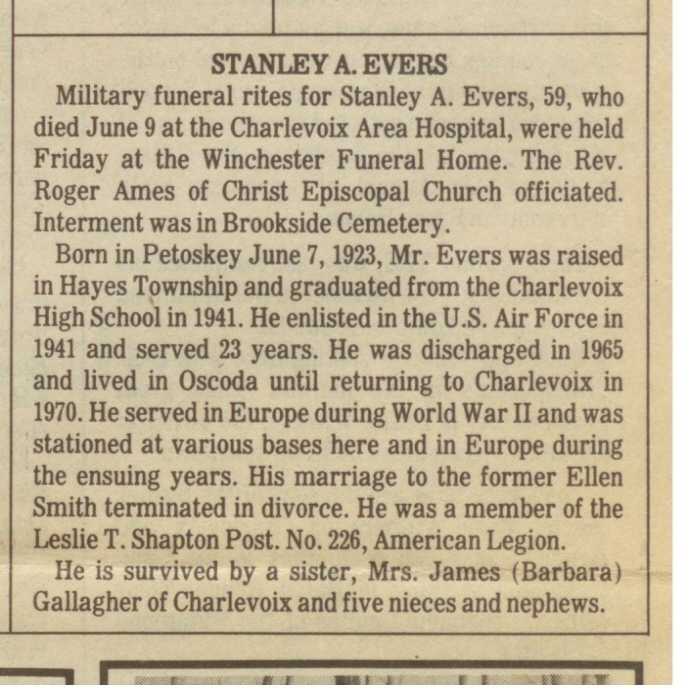 Stanley A. Evers thumbnail
