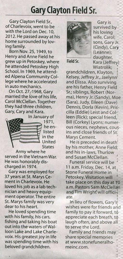 Gary Clayton, Sr. Field thumbnail
