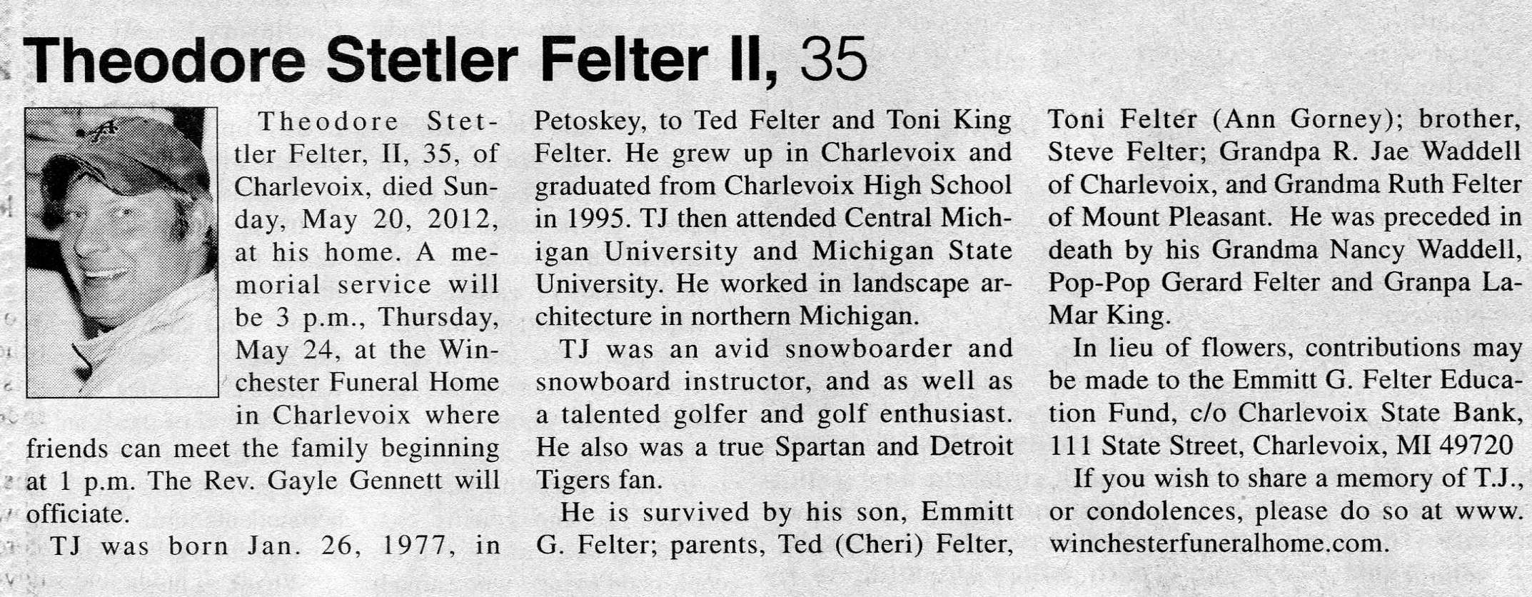 Theodore Stetler II Felter thumbnail