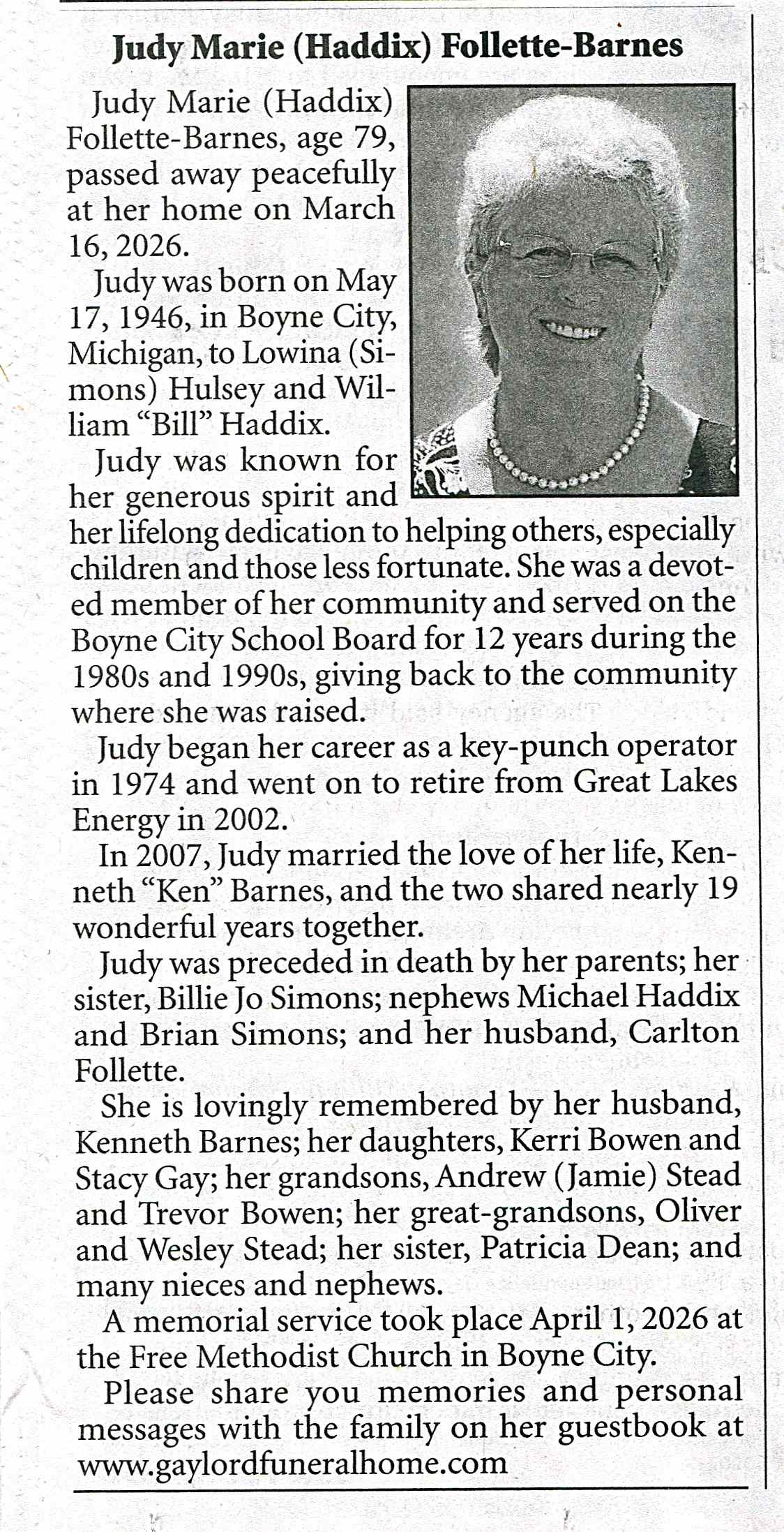 Judy Marie Follette-Barnes thumbnail