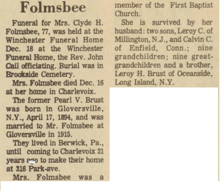 Pearl V. Folmsbee thumbnail