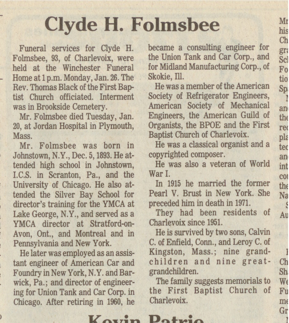 Clyde H. Folmsbee thumbnail