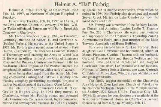 "Helmut A. "Hal"" Forbrig thumbnail