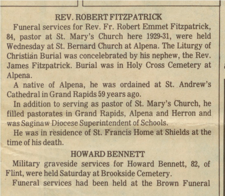 Rev. Robert Emmet Fitzpatrick thumbnail
