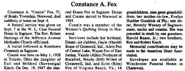 "Constance A. "Connie"" Fox thumbnail
