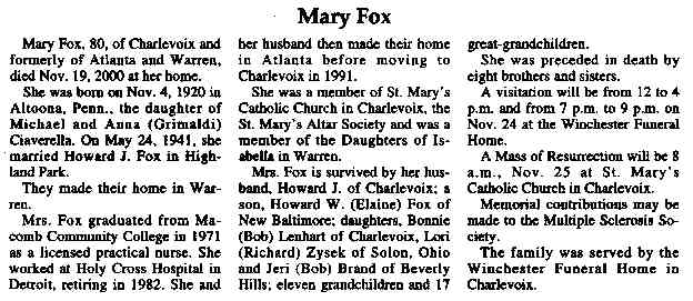 Mary Fox thumbnail