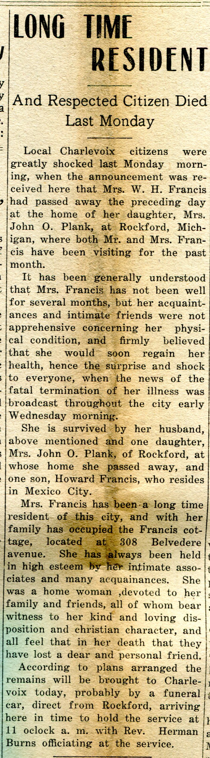 Mrs. W. H. Francis thumbnail