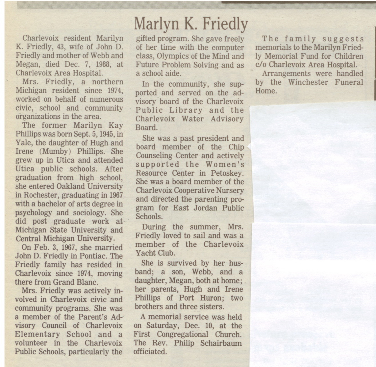 Marilyn Friedly thumbnail