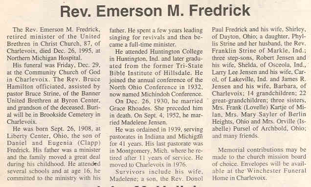 Rev. Emerson M. Fredrick thumbnail