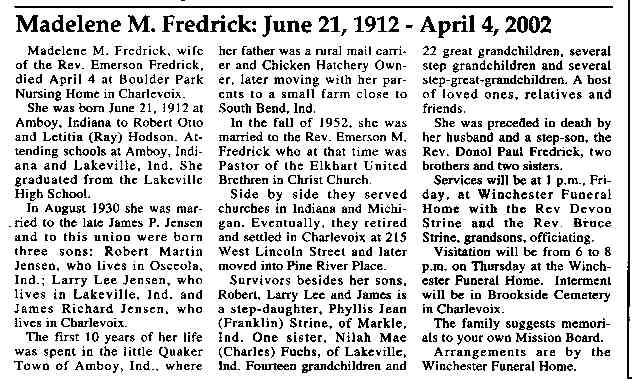 Madelene M. Fredrick thumbnail