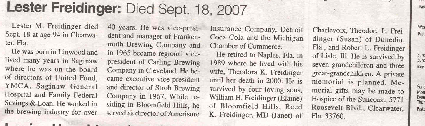 Lester M. Freidinger thumbnail