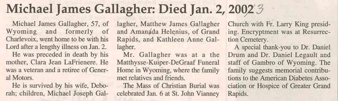 Michael James Gallagher thumbnail