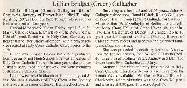 Lillian Bridget Green Gallagher thumbnail