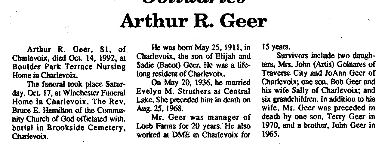 Arthur R. Geer thumbnail