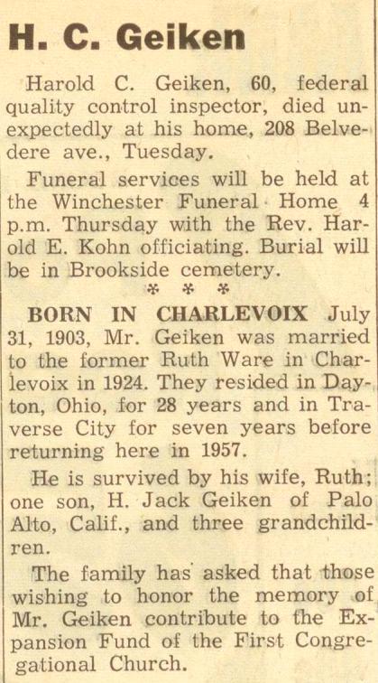 Harold C. Geiken thumbnail