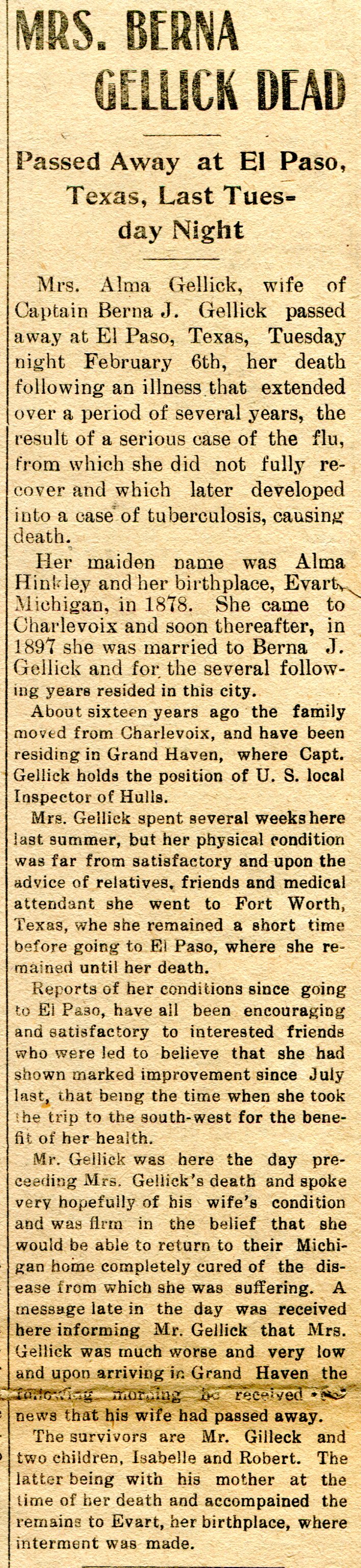 Alma Gellick thumbnail