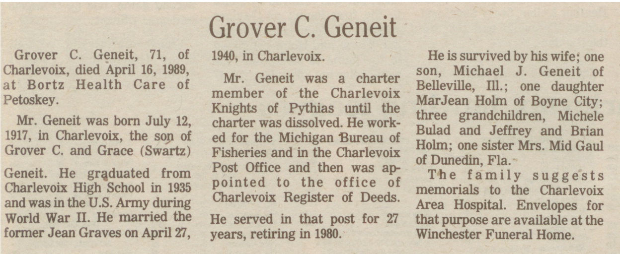 Grover C. Geneit thumbnail