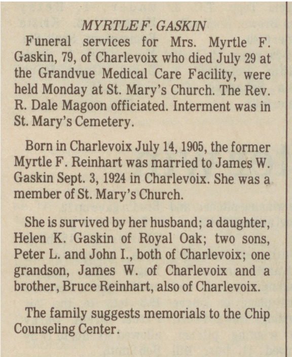 Myrtle F. Gaskin thumbnail