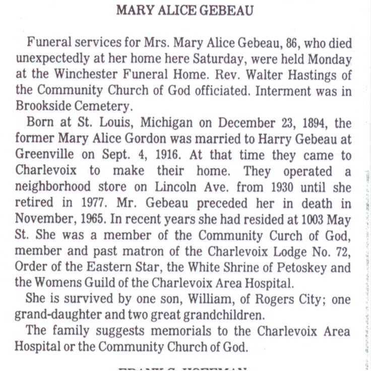 Mary Alice Gebeau thumbnail