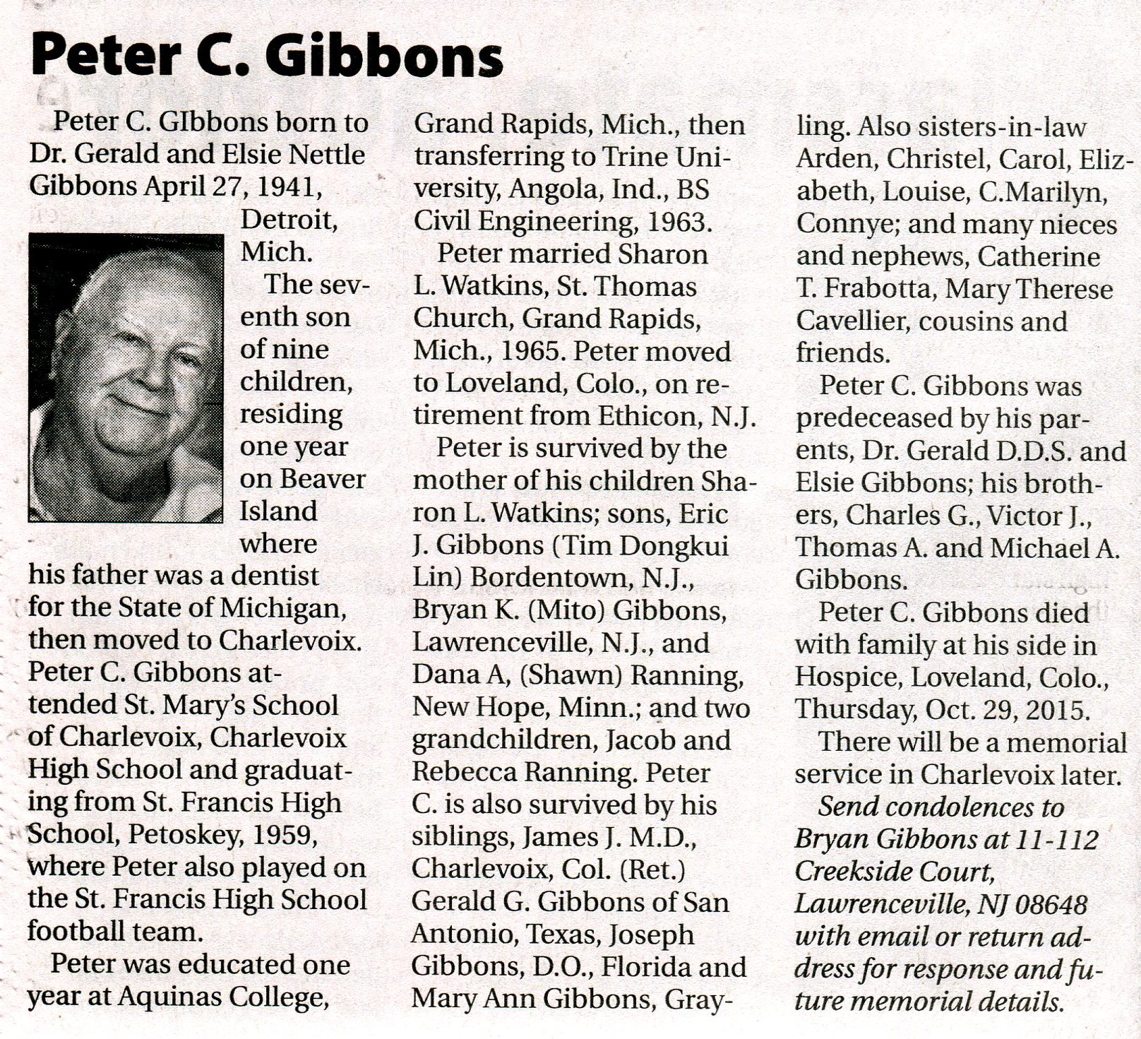 Peter C. Gibbons thumbnail