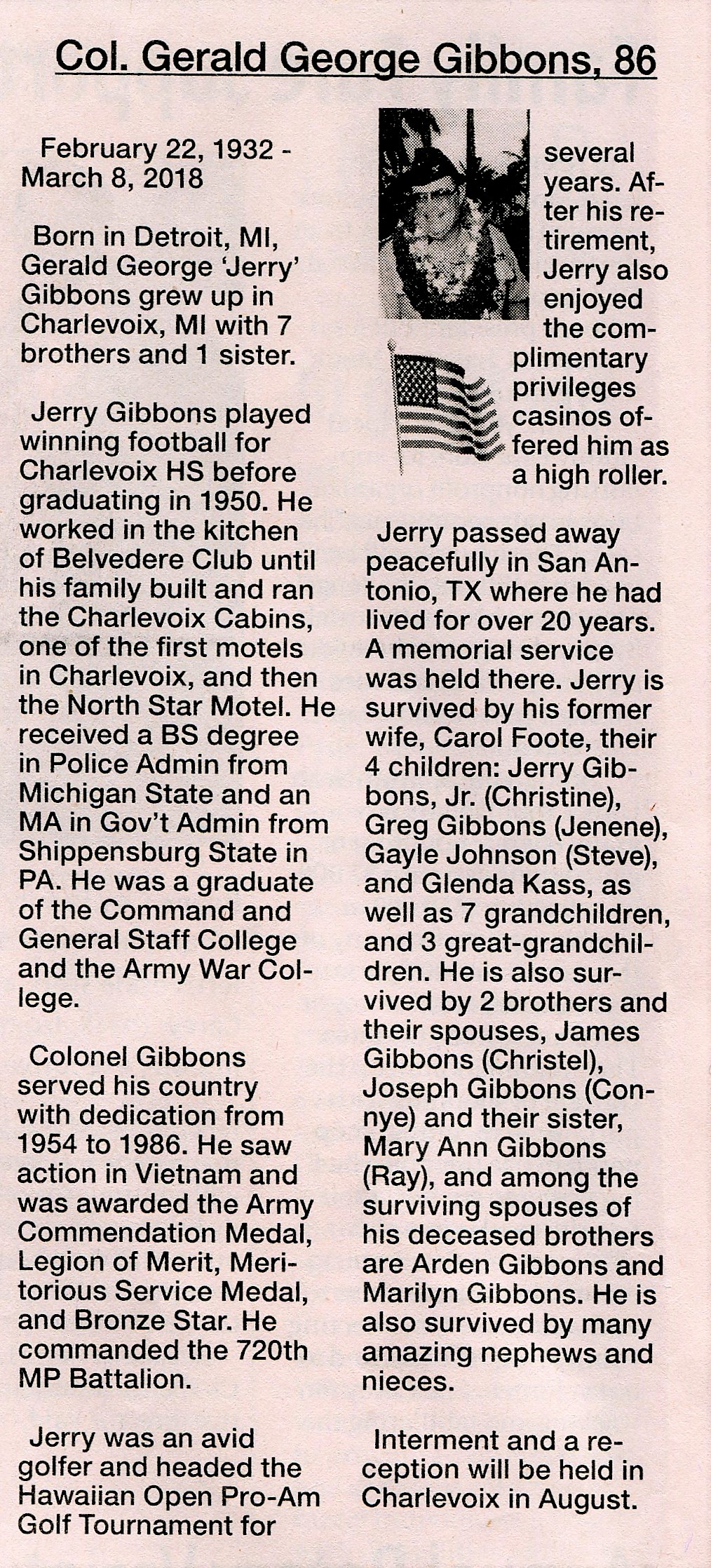 Gerald George 'Jerry' Gibbons image 2