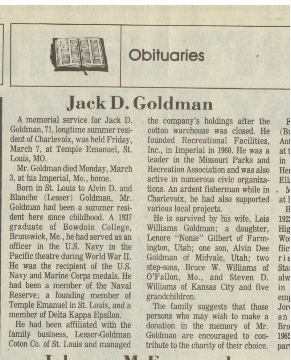 Jack D. Goldman thumbnail