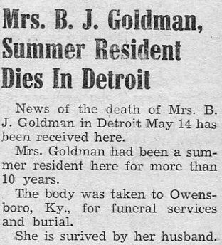 Mrs. B. J. Goldman thumbnail