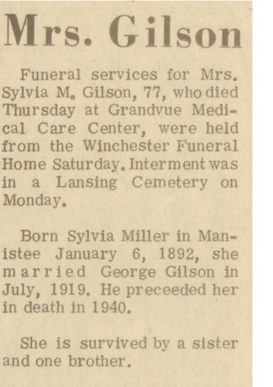 Sylvia M. Gilson thumbnail