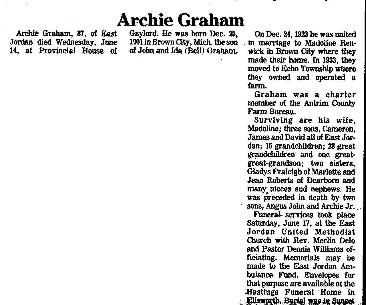 Archie Graham thumbnail