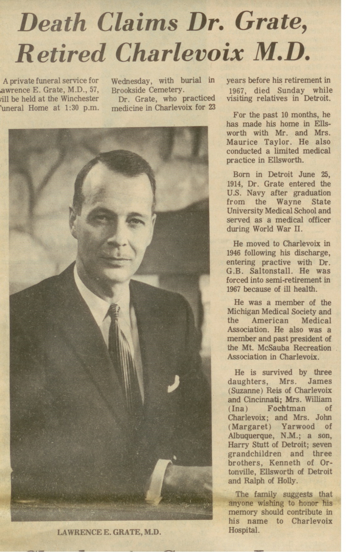 Lawrence E. Grate thumbnail