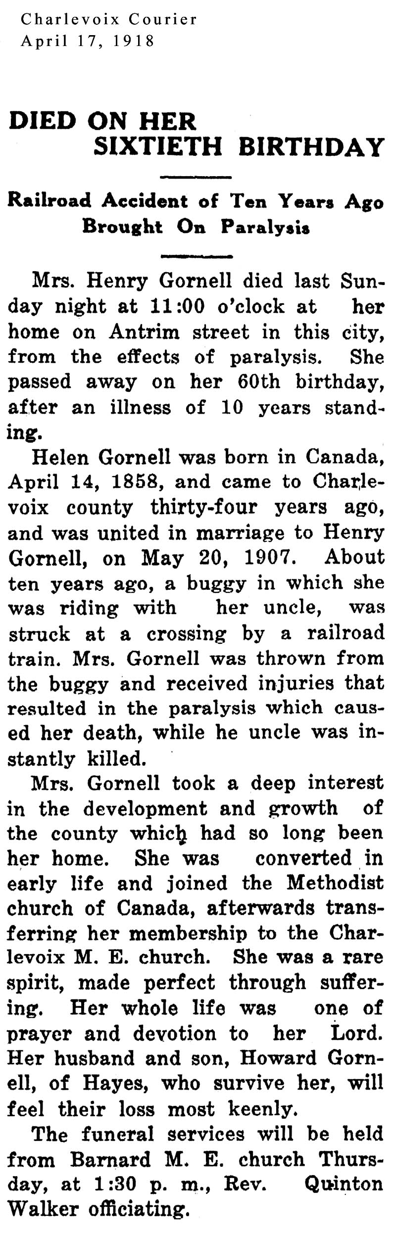 Helen Gornell thumbnail
