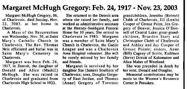 Margaret McHugh Gregory thumbnail