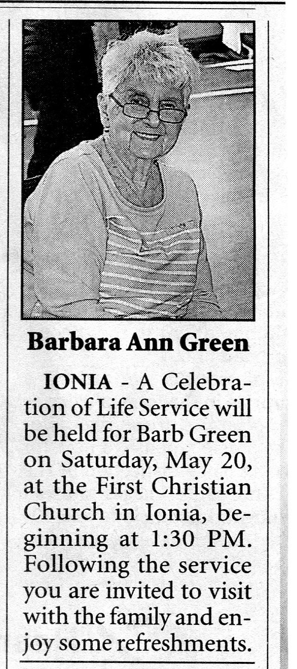 Barbara Ann Green thumbnail