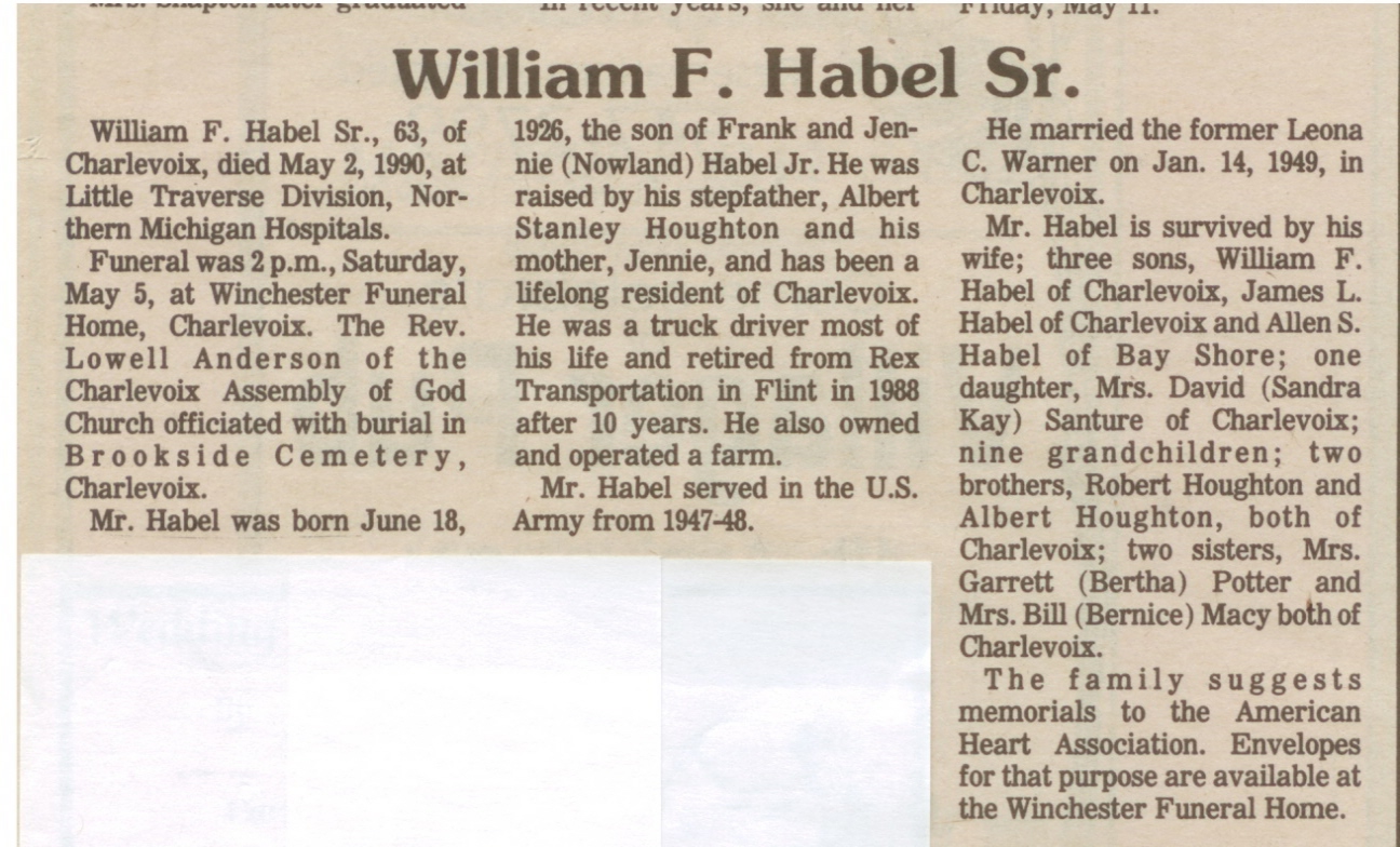 William F. Habel, Sr. thumbnail