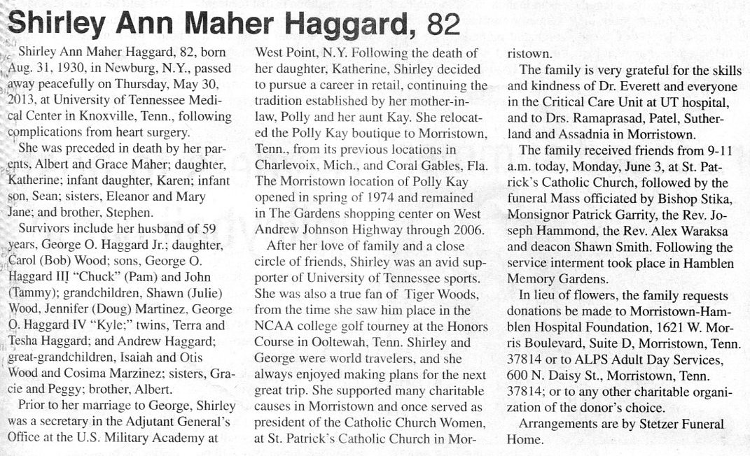 Shirley Ann Maher Haggard thumbnail