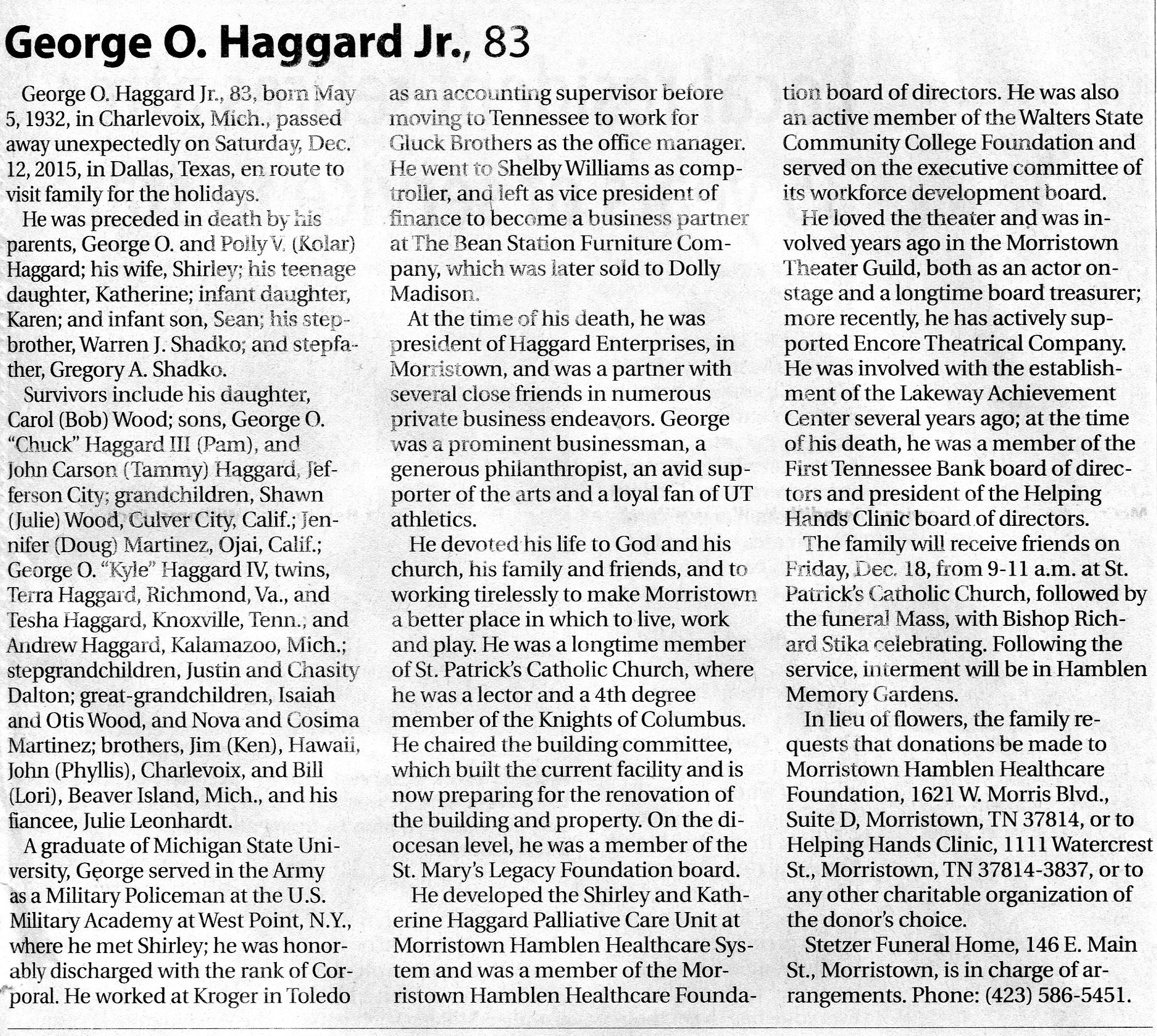 George O. Haggard, Jr. thumbnail