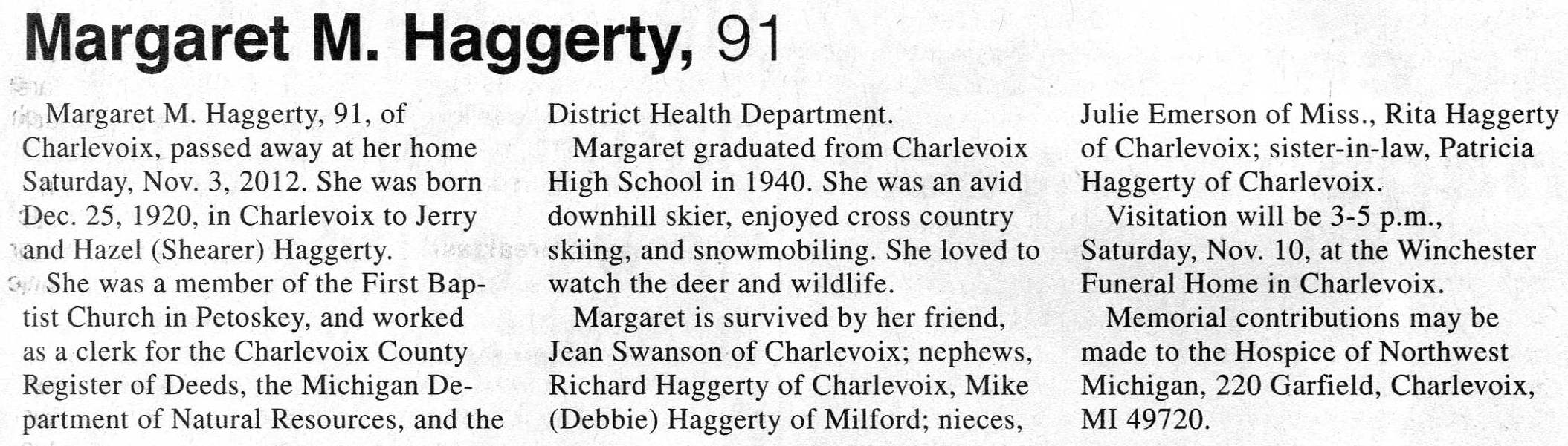 Margaret M. Haggerty thumbnail