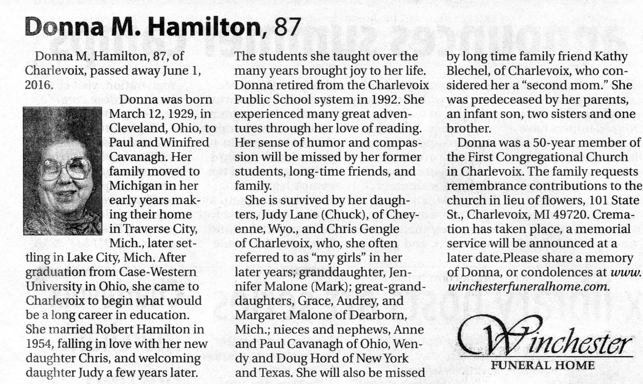 Donna M. Hamilton thumbnail