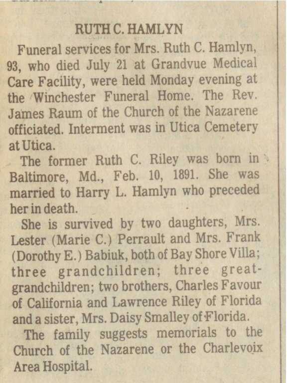Ruth C. Hamlyn thumbnail