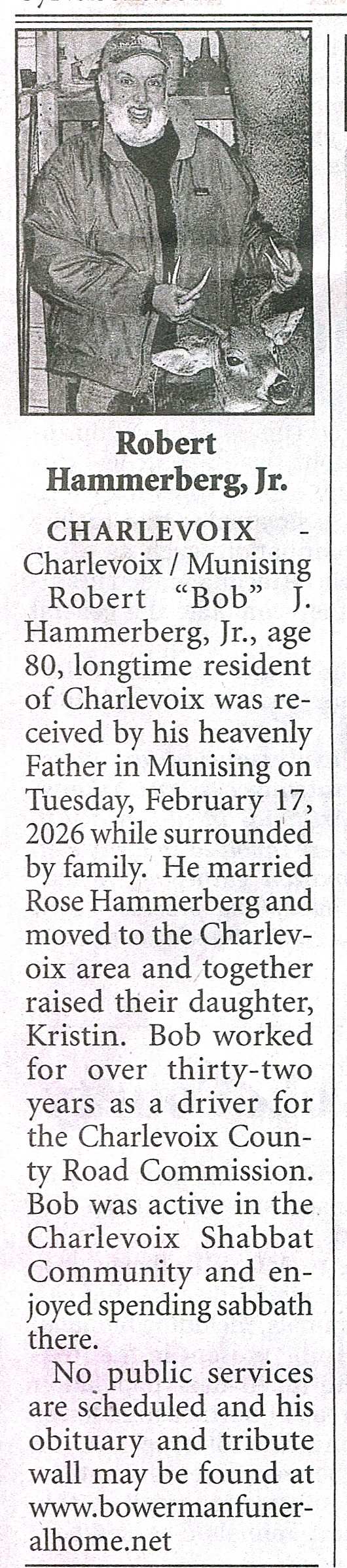 Robert 'Bob' J., Jr. Hammerberg thumbnail
