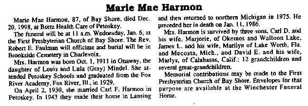 Marie Mae Harmon thumbnail