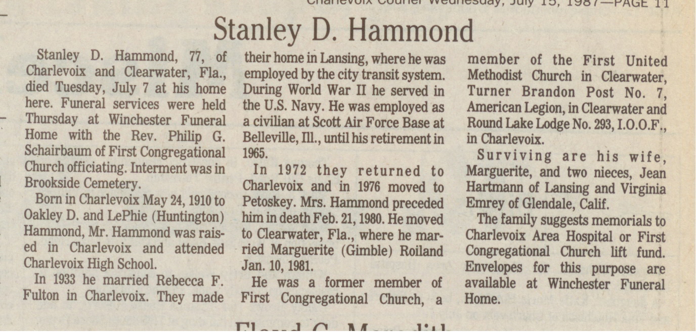 Stanley D. Hammond thumbnail