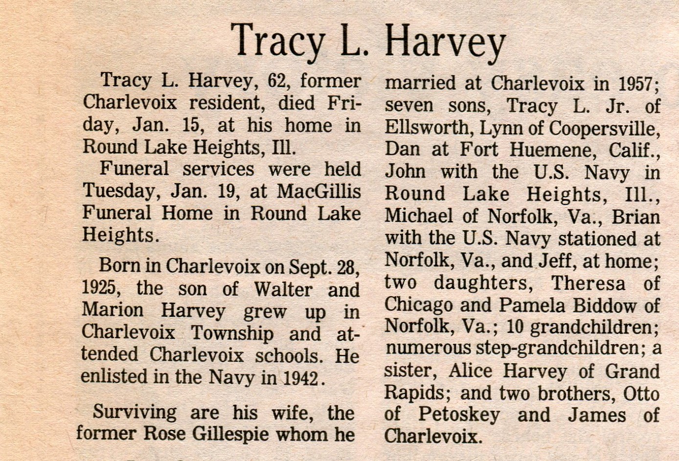 Tracy Harvey thumbnail