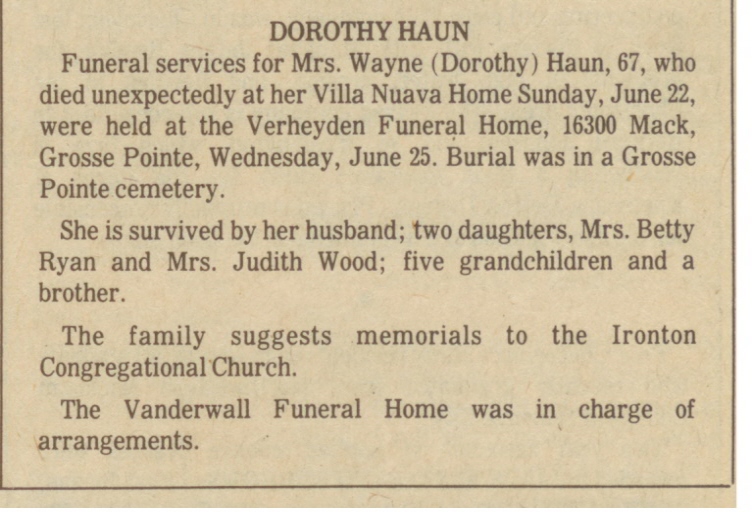 Dorothy Haun thumbnail