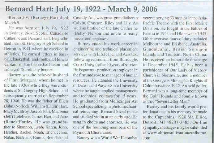 "Bernard "Barney" V." Hart thumbnail