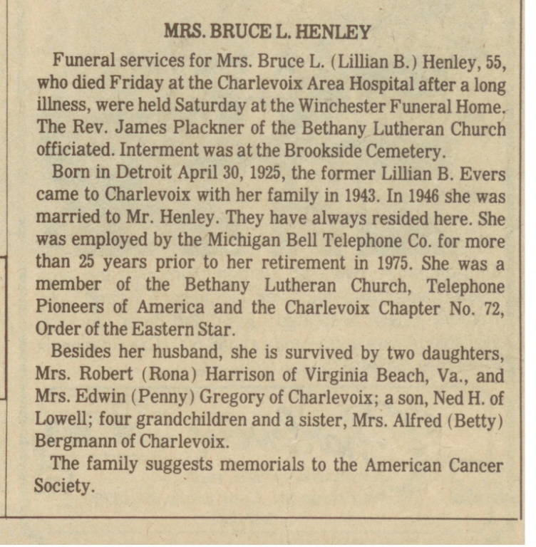 Lillian B. Henley thumbnail