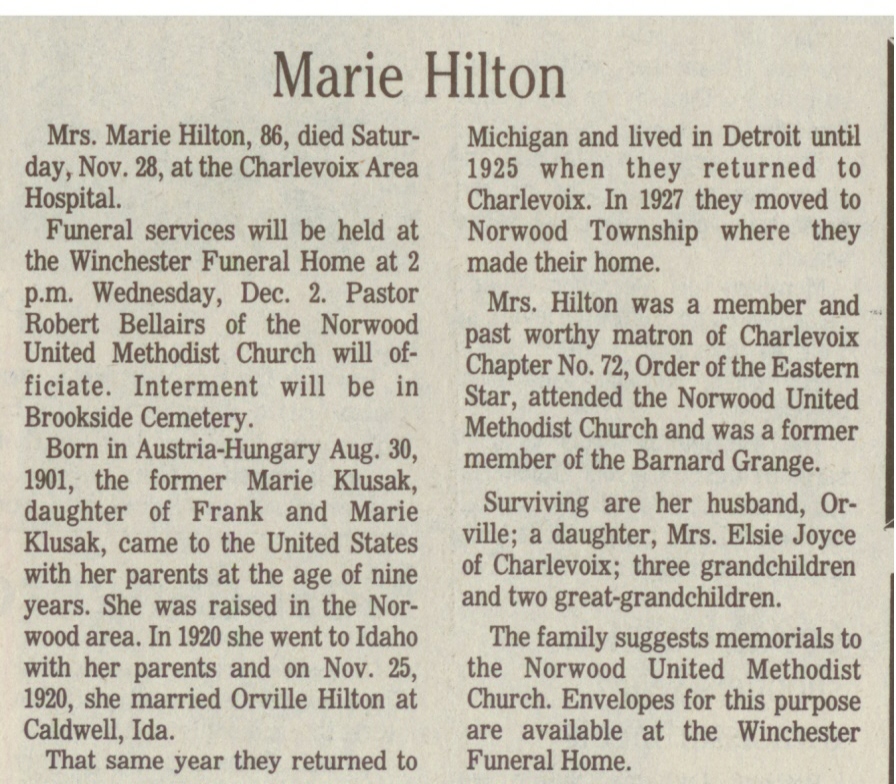 Marie Hilton thumbnail
