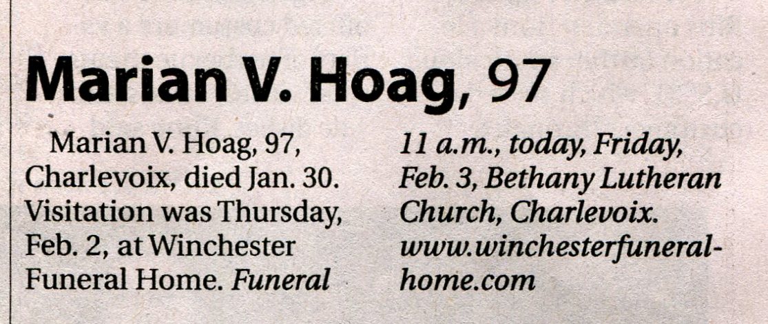 Marian V. Hoag thumbnail