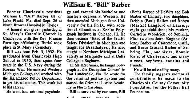 "William E. "Bill"" Barber thumbnail