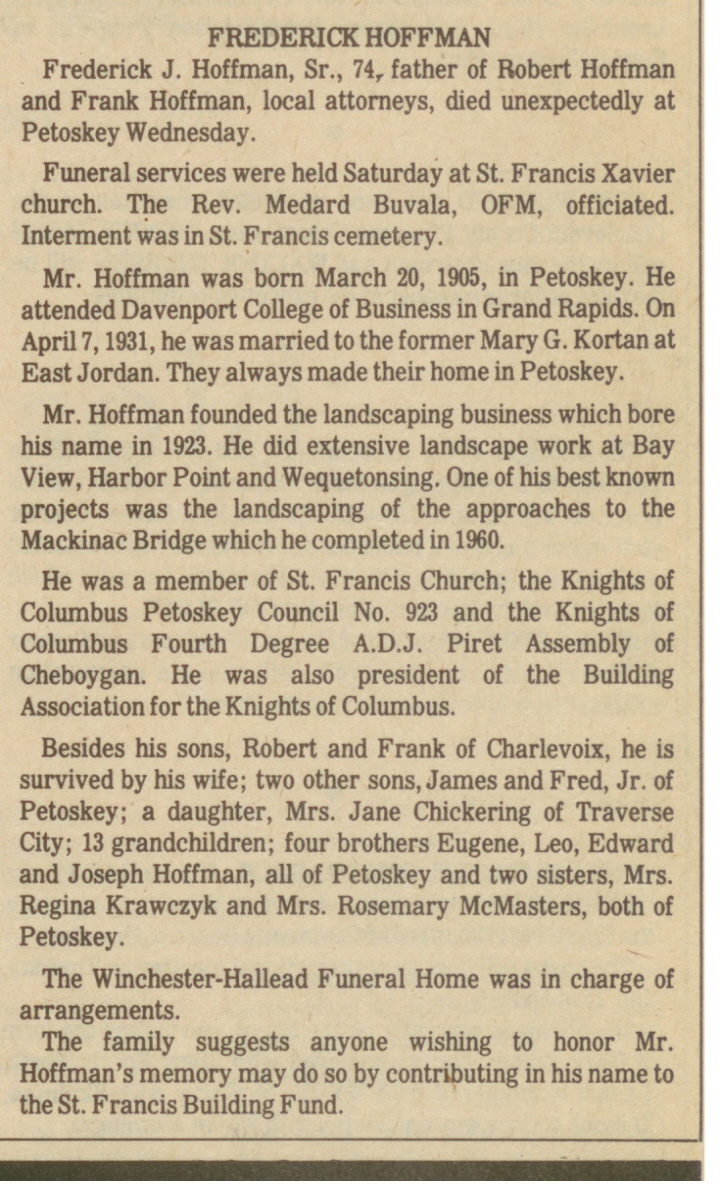 Frederick J. Hoffman thumbnail